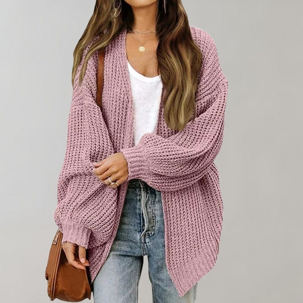 Women’s Relaxed Fit Knit Open Front Cardigan