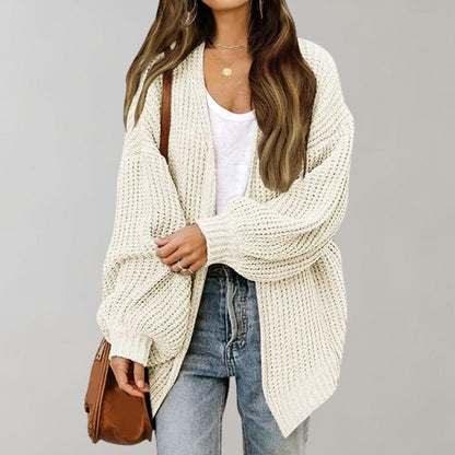 Women’s Relaxed Fit Knit Open Front Cardigan