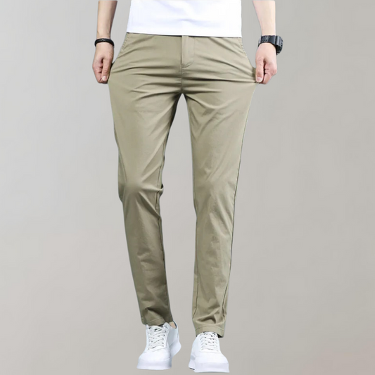 Pantalones casuales ajustados y cómodos para hombre