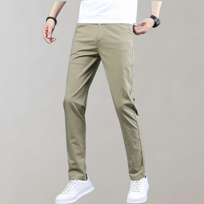 Pantalones casuales ajustados y cómodos para hombre