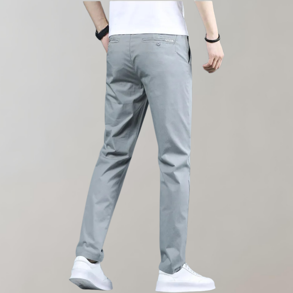Pantalones casuales ajustados y cómodos para hombre