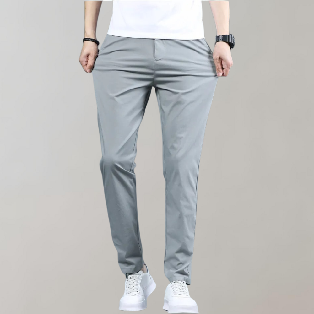Pantalones casuales ajustados y cómodos para hombre