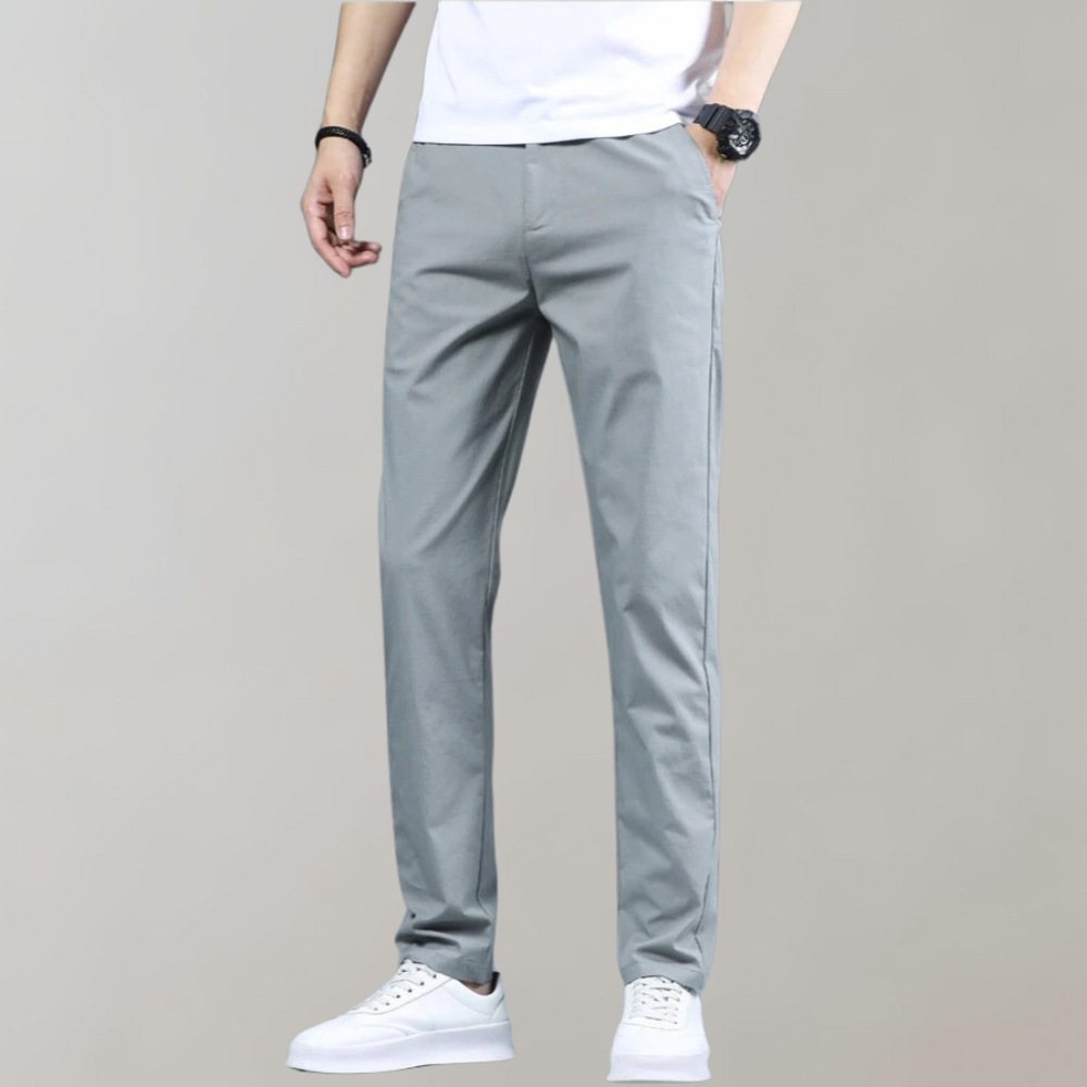Pantalones casuales ajustados y cómodos para hombre