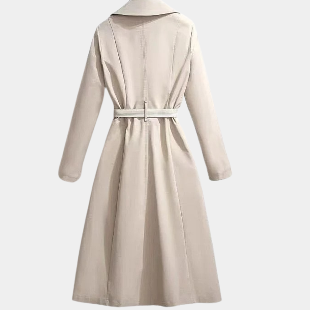 Women’s Stylish Double-Breasted Belted Coat