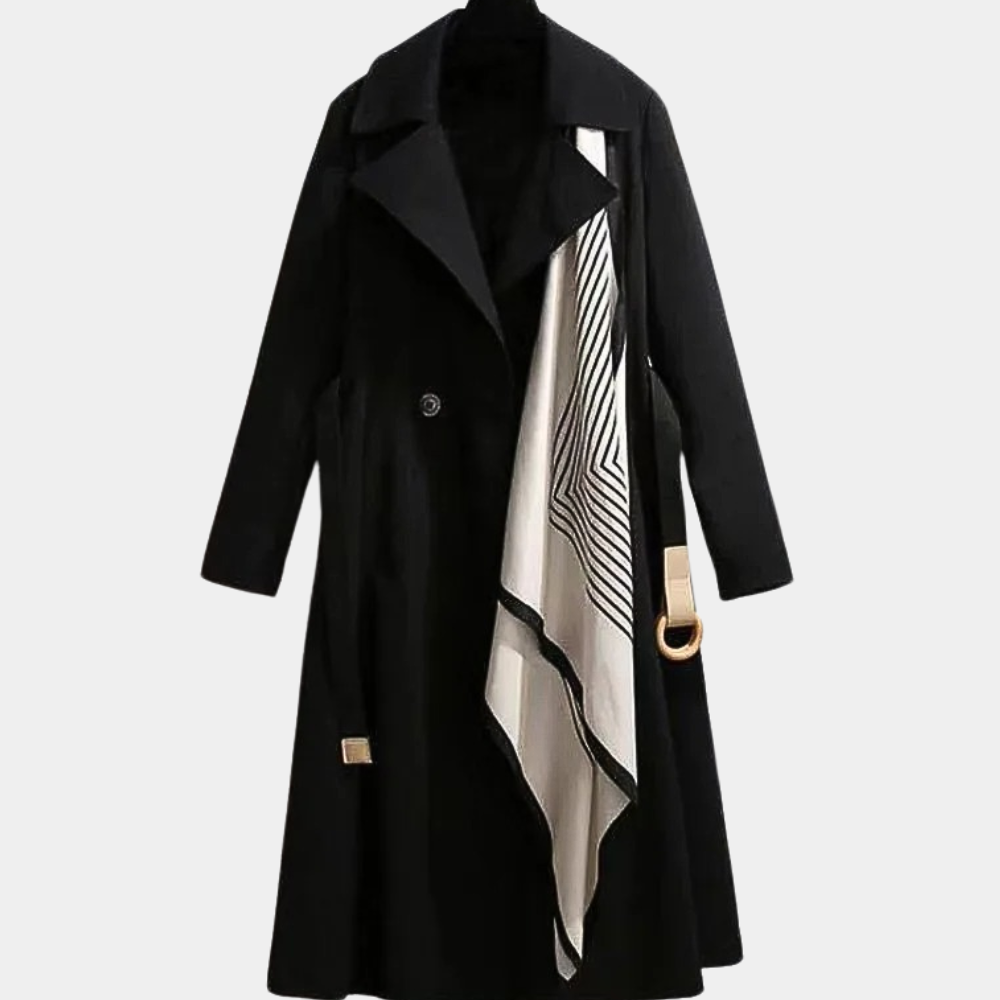 Women’s Stylish Double-Breasted Belted Coat