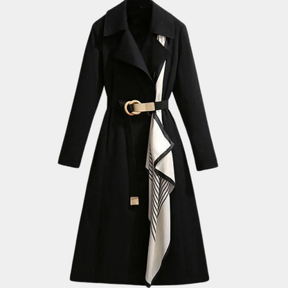 Women’s Stylish Double-Breasted Belted Coat