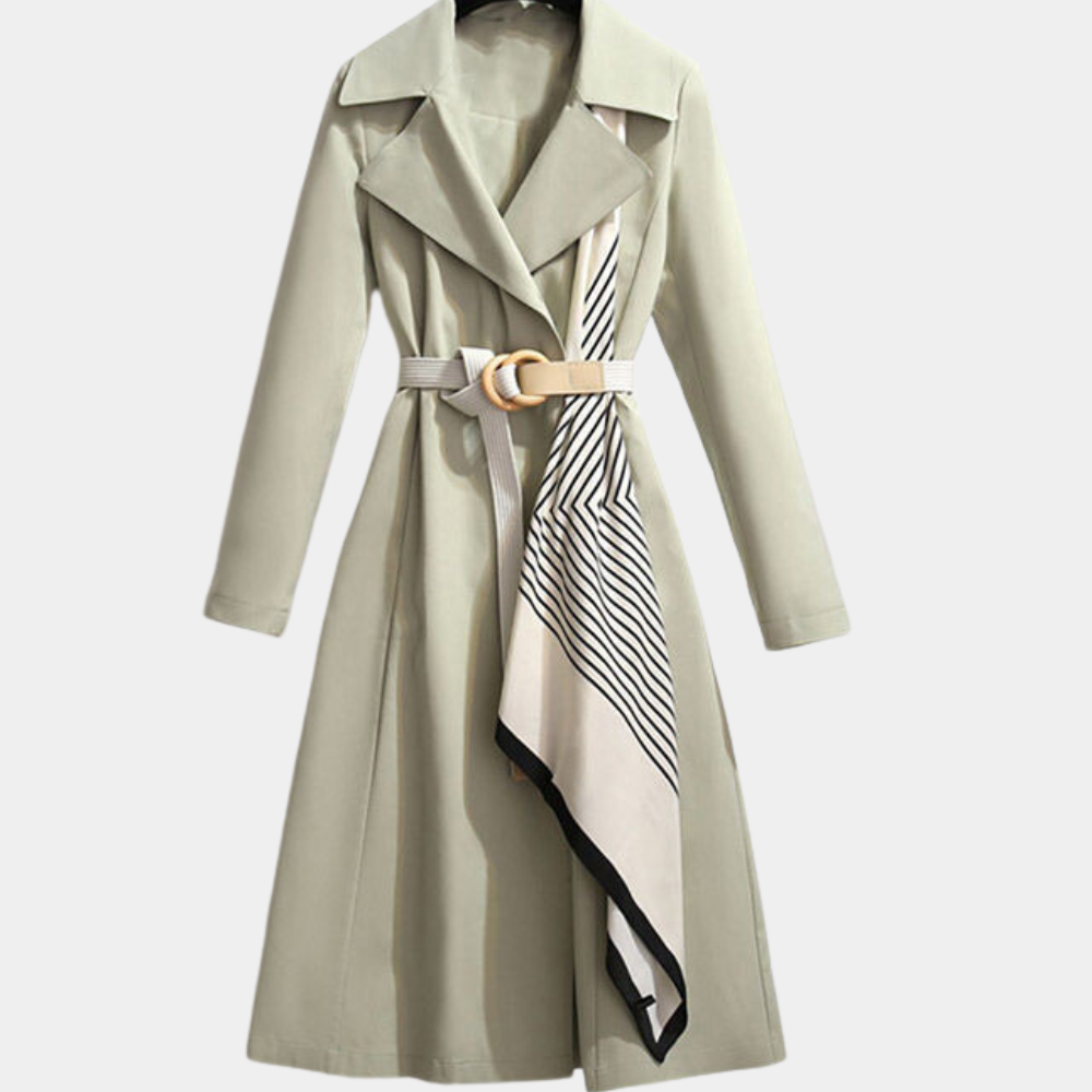 Women’s Stylish Double-Breasted Belted Coat