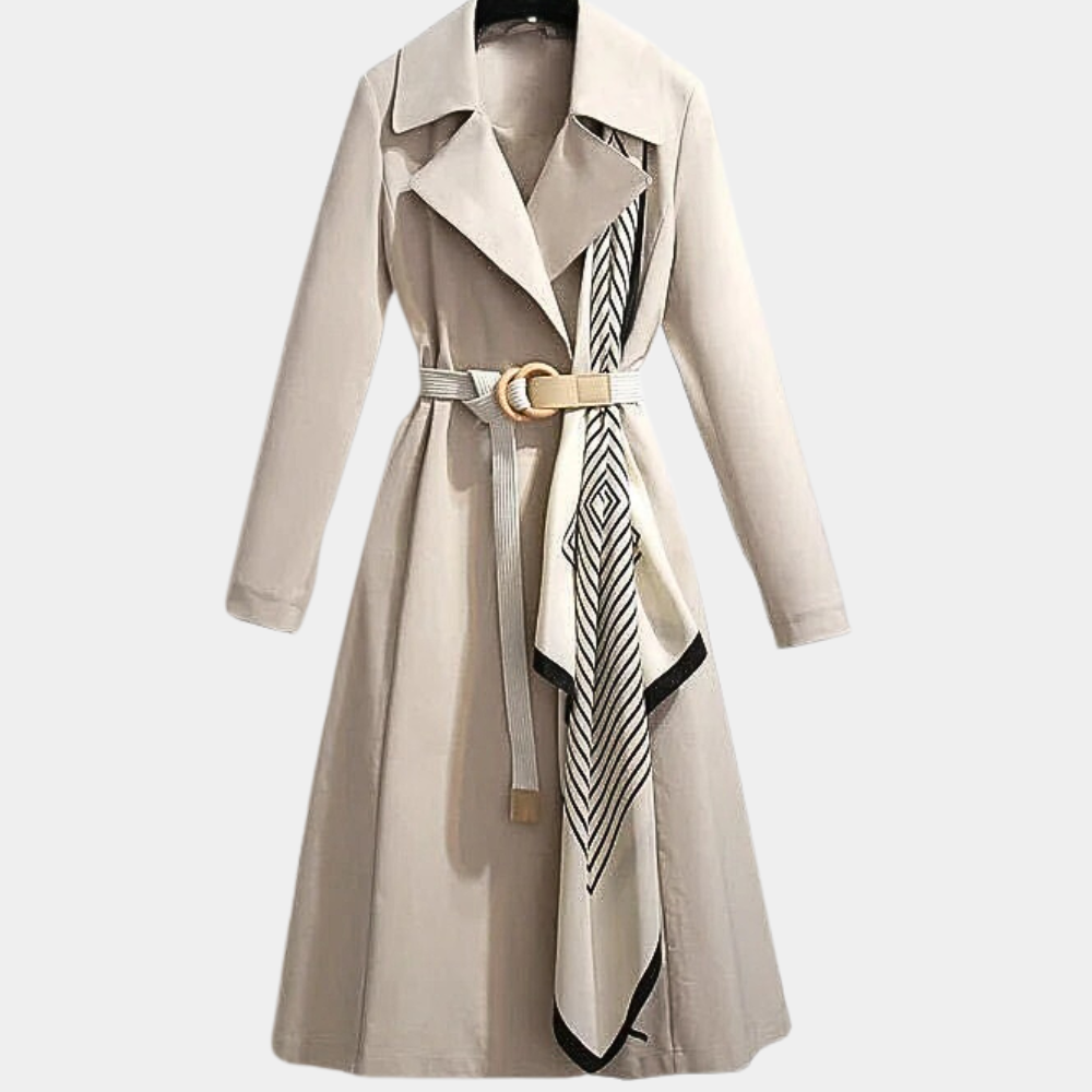 Women’s Stylish Double-Breasted Belted Coat