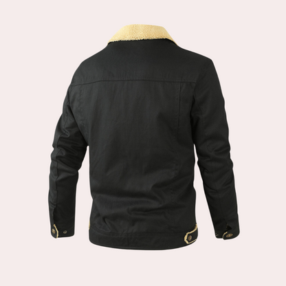 Chaqueta casual de hombre cálida con forro para exterior