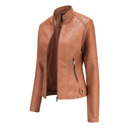 Women’s Elegant Slim-fit Biker Jacket