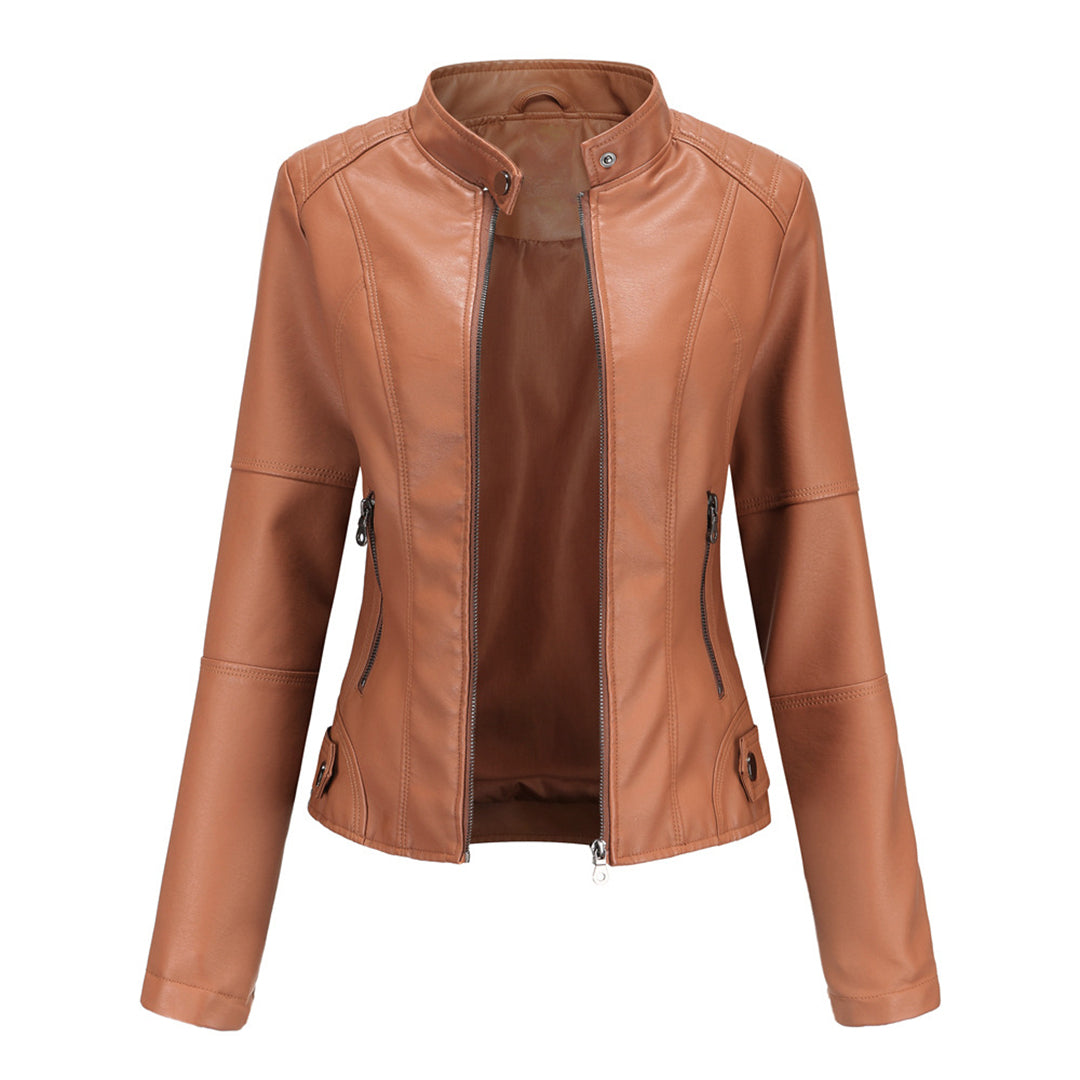 Women’s Elegant Slim-fit Biker Jacket