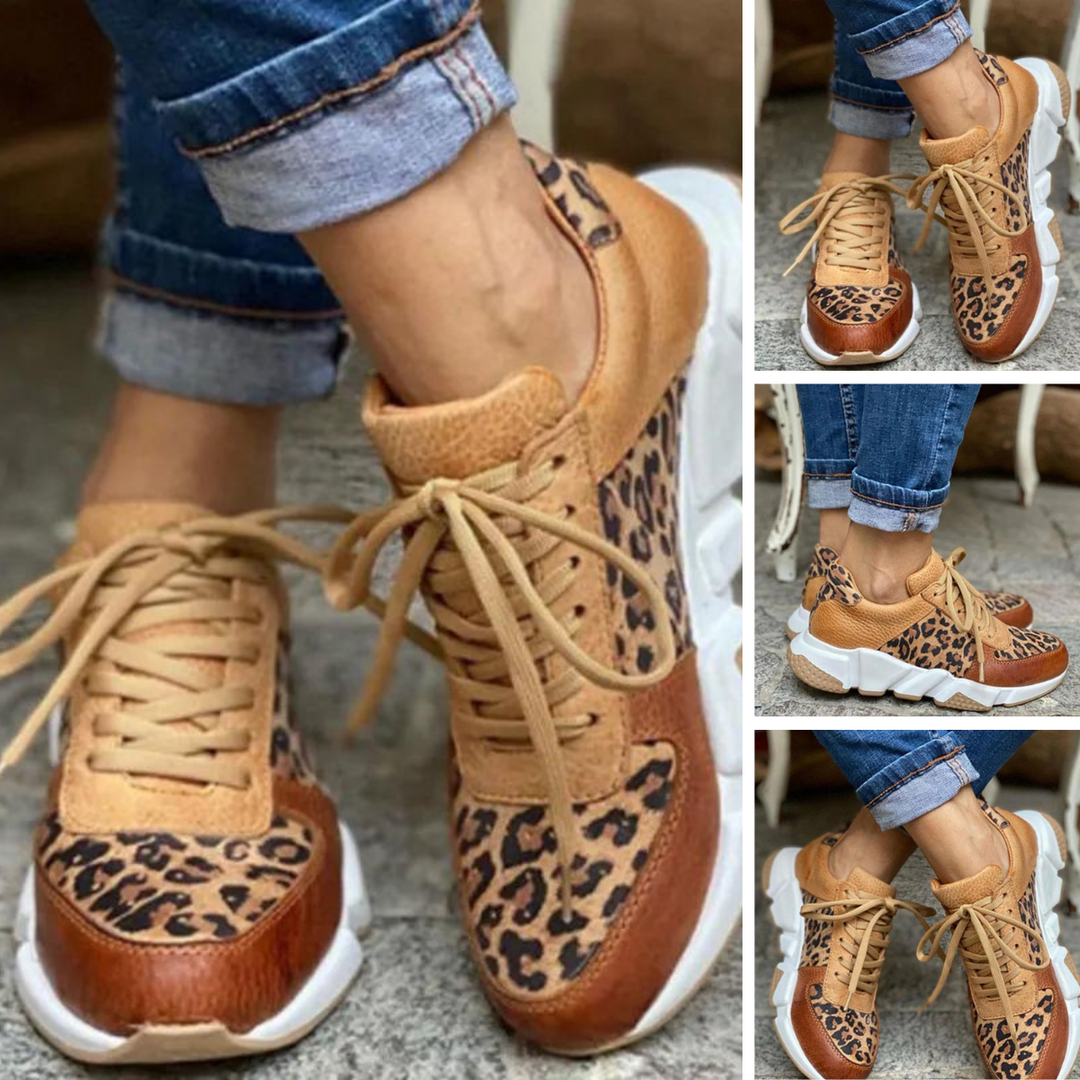 Zapatillas deportivas de calle con cordones para mujer