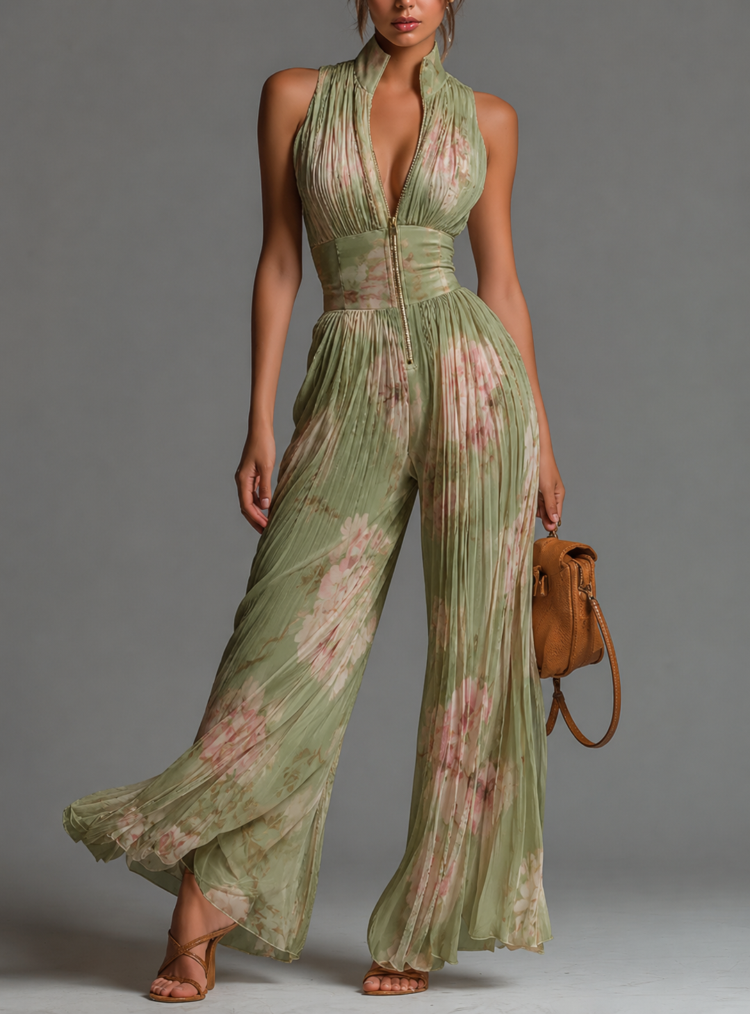 Villa | Pleated Jumpsuit