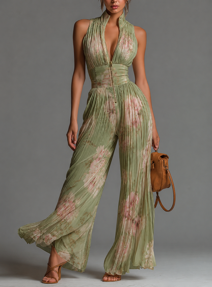 Villa | Pleated Jumpsuit