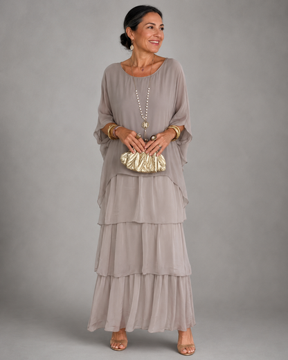Lara | Elegant Romantic Maxi Dress