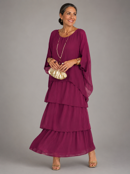 Lara | Elegant Romantic Maxi Dress