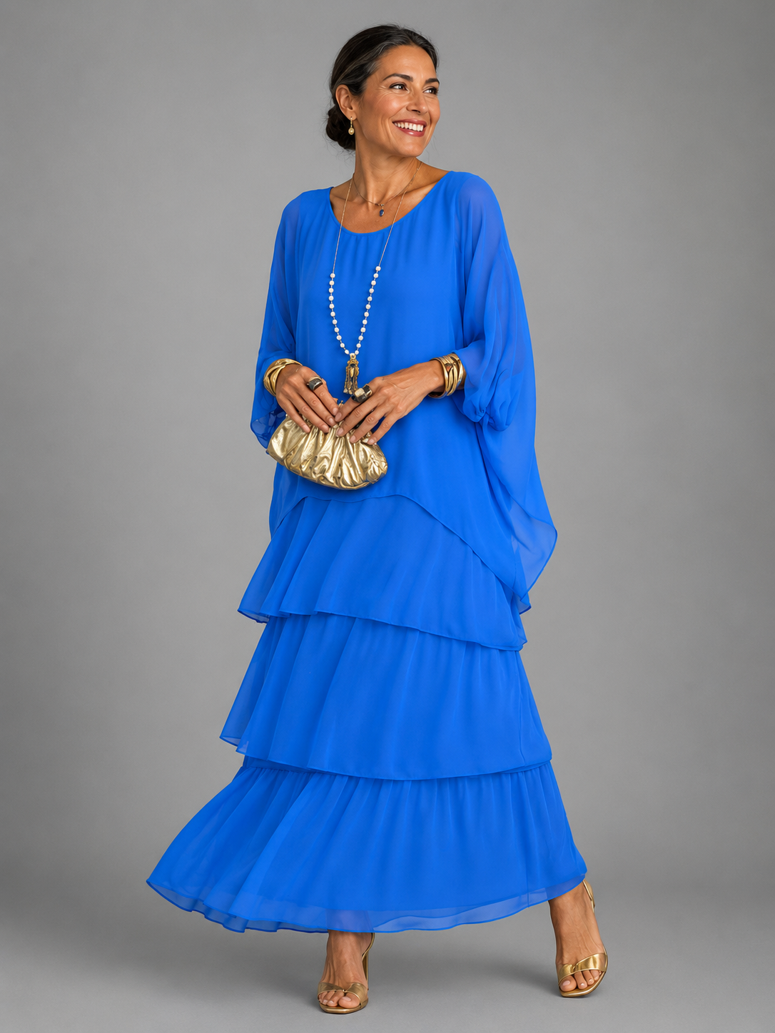 Lara | Elegant Romantic Maxi Dress