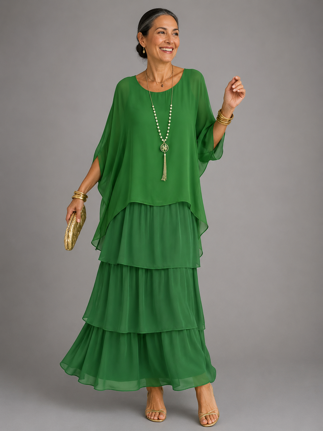 Lara | Elegant Romantic Maxi Dress