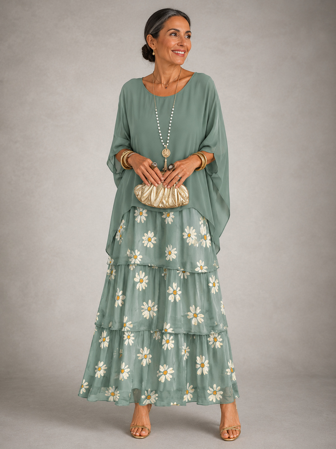 Lara | Elegant Romantic Maxi Dress