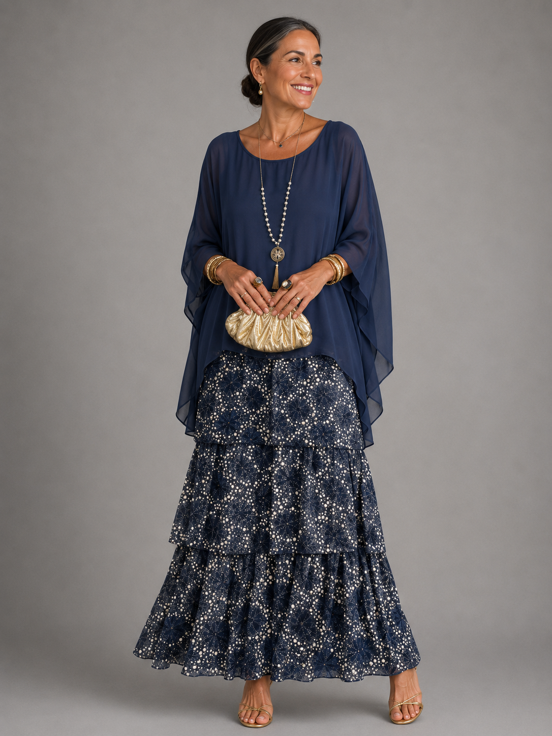 Lara | Elegant Romantic Maxi Dress