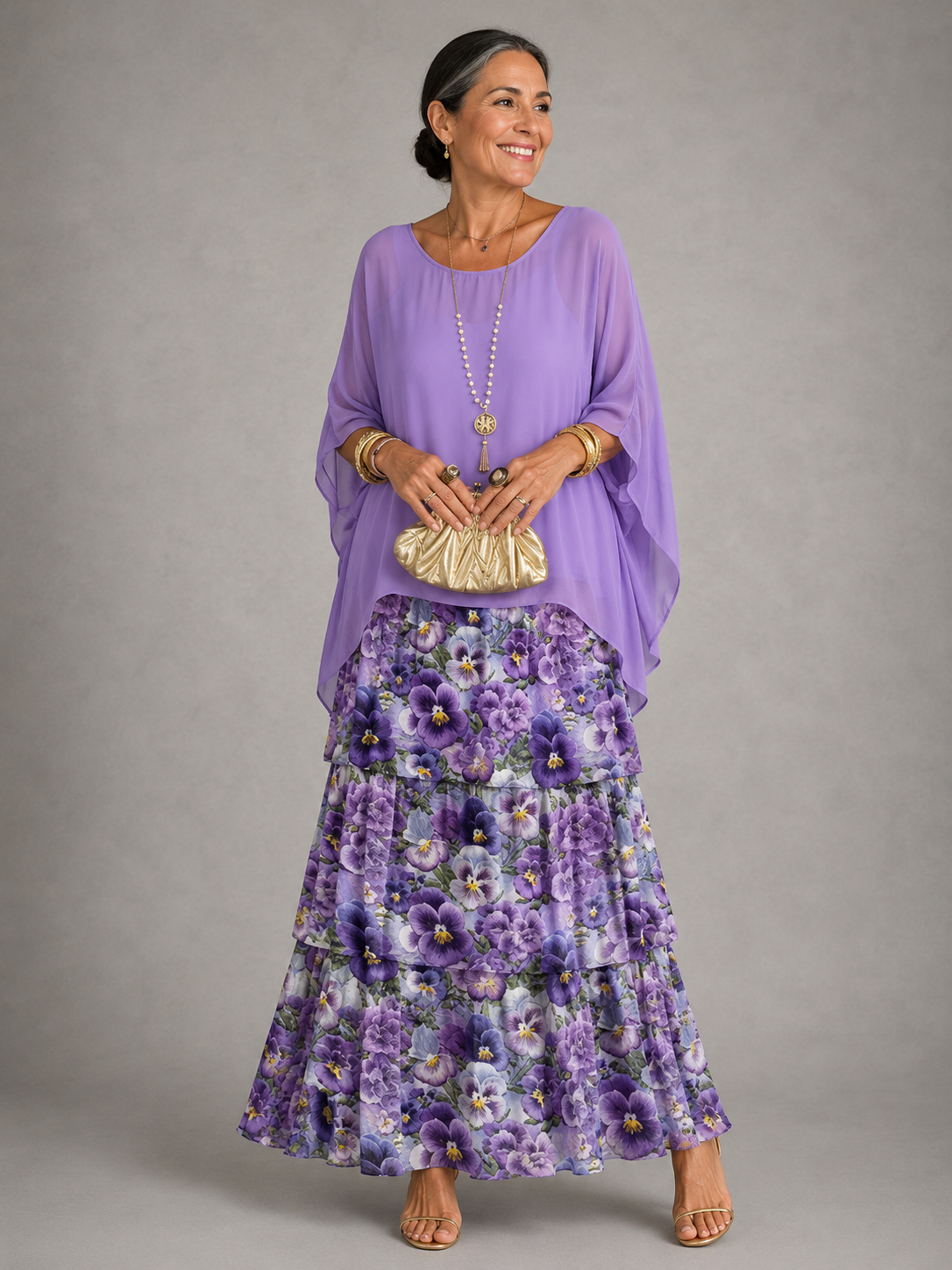 Lara | Elegant Romantic Maxi Dress