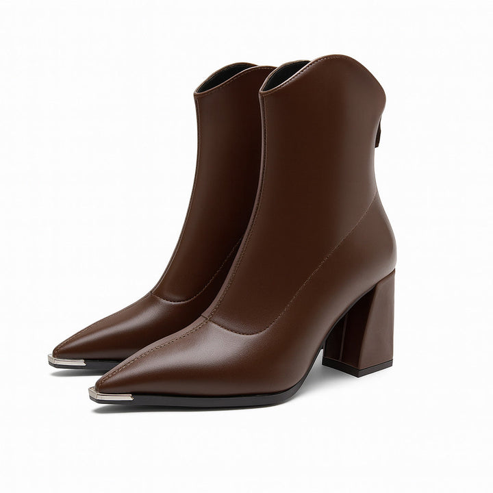 Women’s Spring Pointed Heel Ankle Boots
