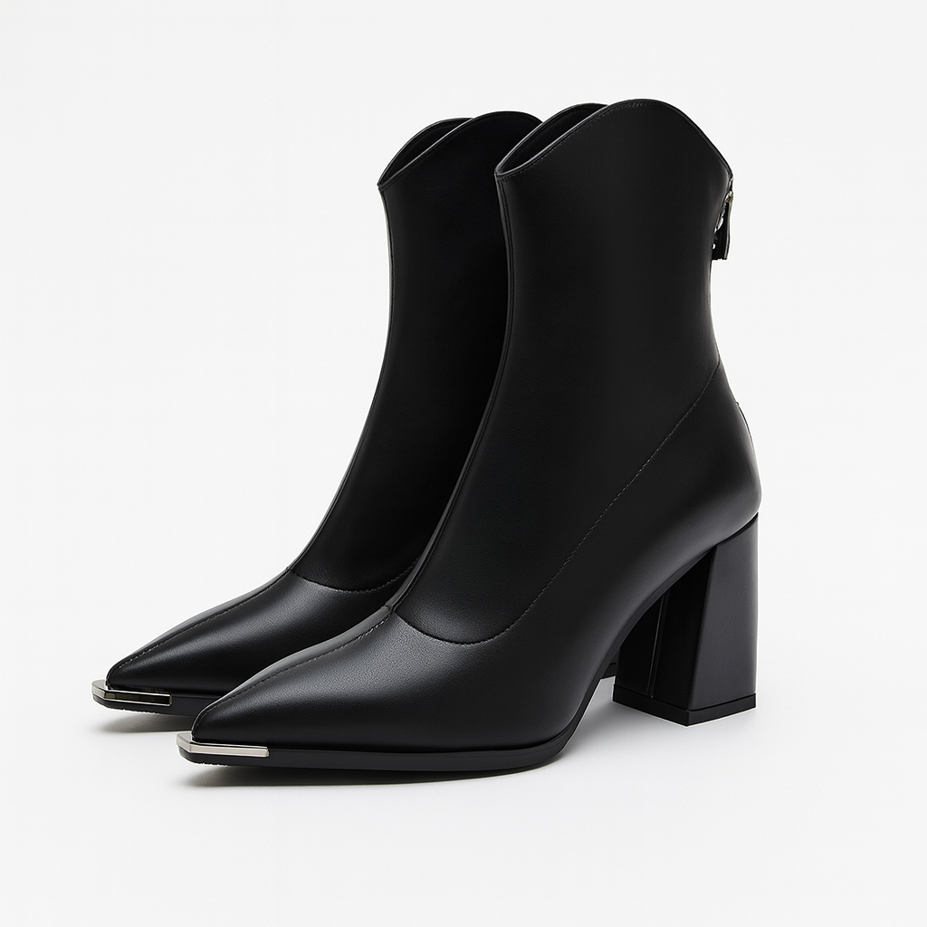 Women’s Spring Pointed Heel Ankle Boots