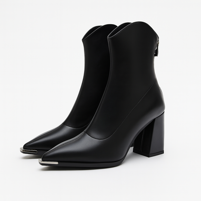 Women’s Spring Pointed Heel Ankle Boots