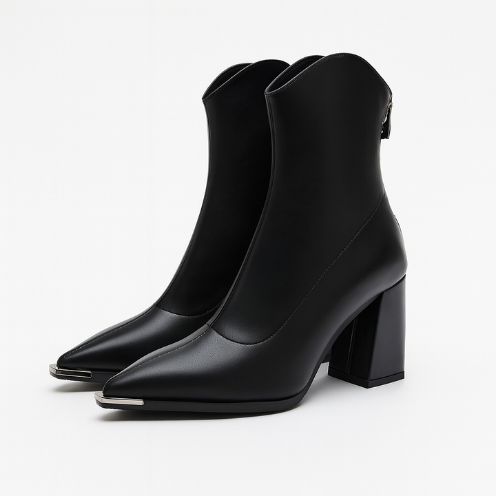 Women’s Spring Pointed Heel Ankle Boots