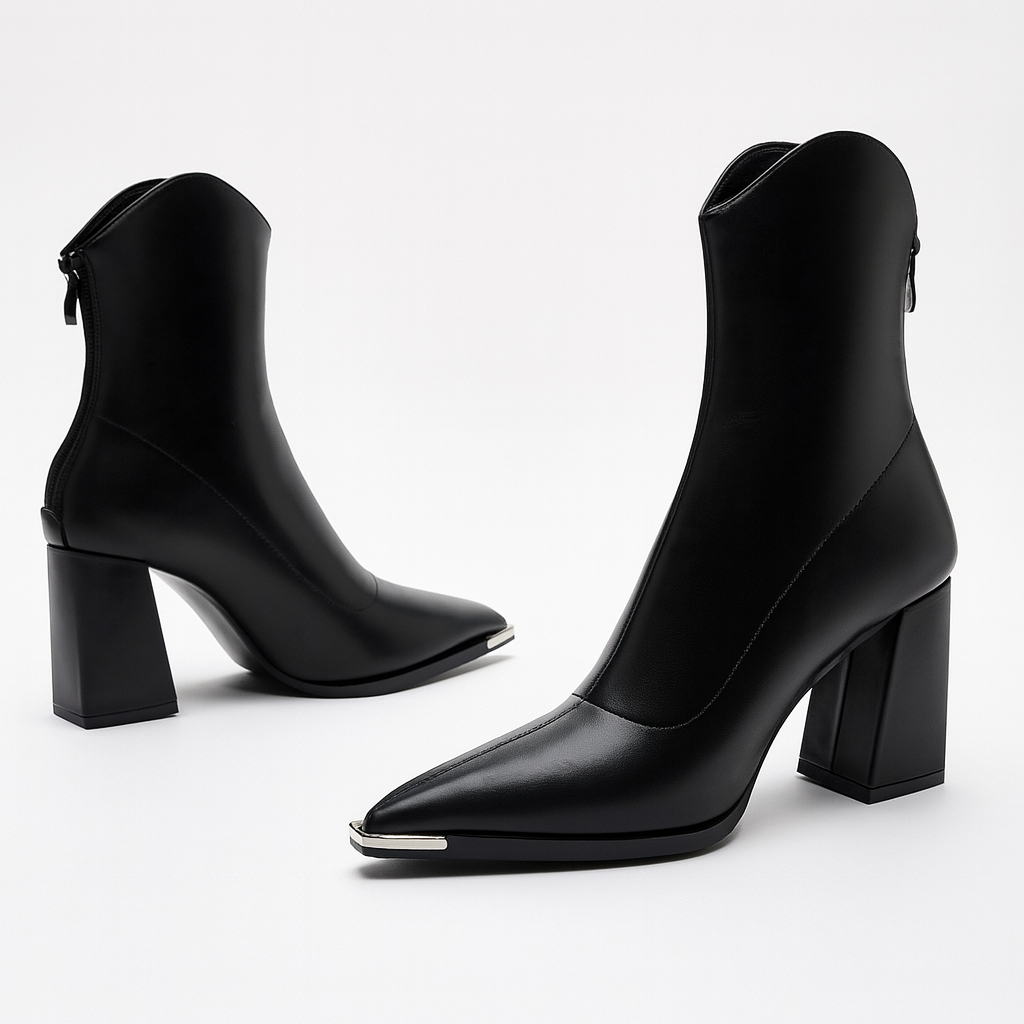 Women’s Spring Pointed Heel Ankle Boots