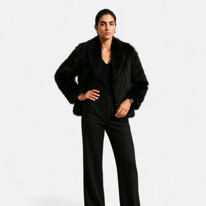Women’s Chic Faux Fur Warm Jacket