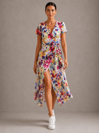 Judy | Elegant Floral Dress