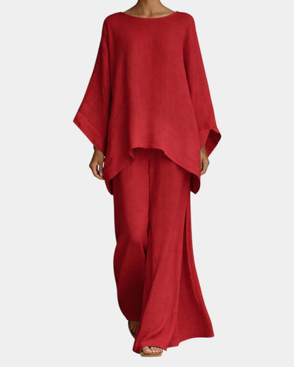 Mavie | Fluid Set Pants and Blouse