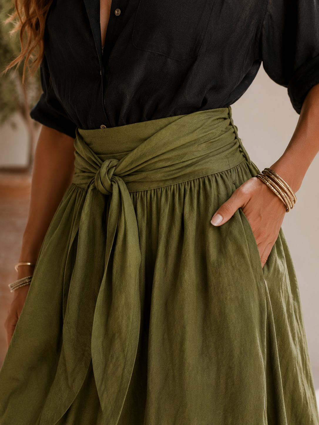 PALERMO Skirt and Shirt Set