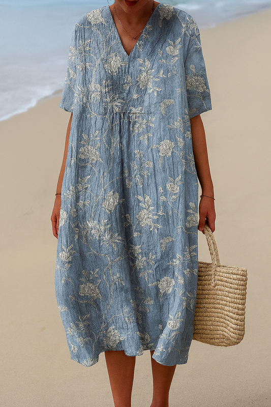 Cotton Dress Inspired by Artists