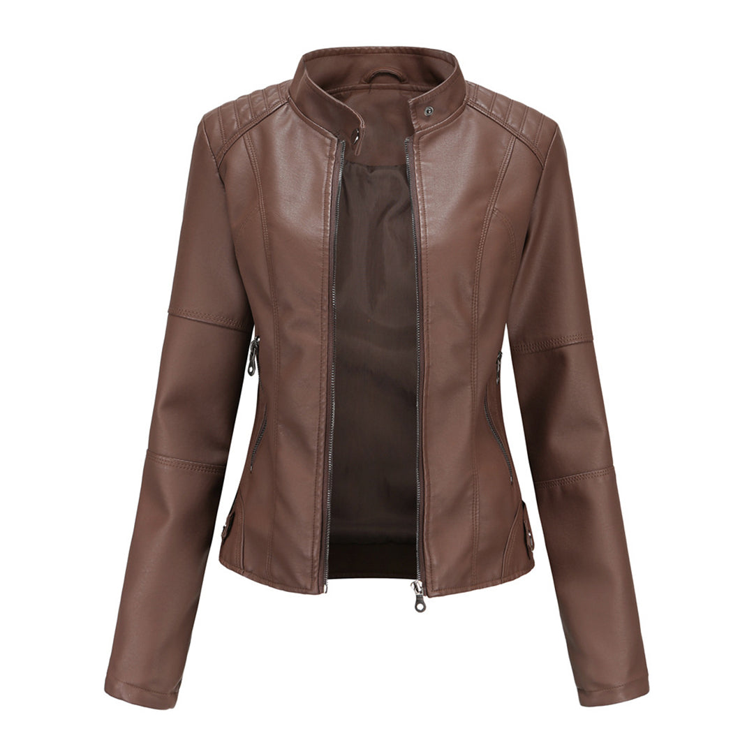 Women’s Elegant Slim-fit Biker Jacket