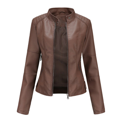 Women’s Elegant Slim-fit Biker Jacket