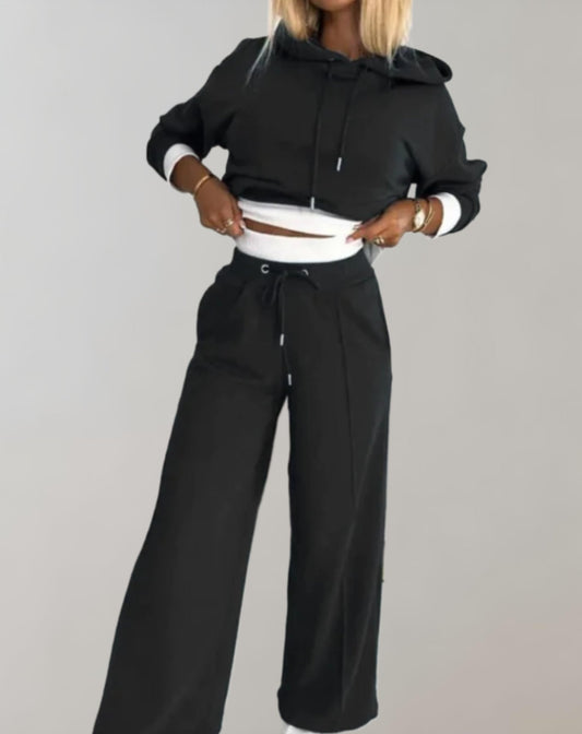Women's Casual Hoodie Tracksuit Set