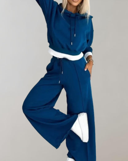 Women's Casual Hoodie Tracksuit Set