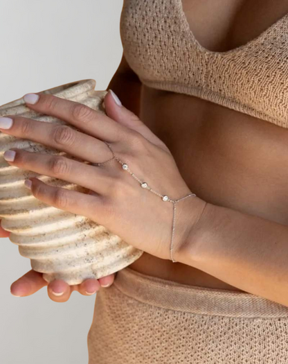 Crystal Hand Chain Bracelet