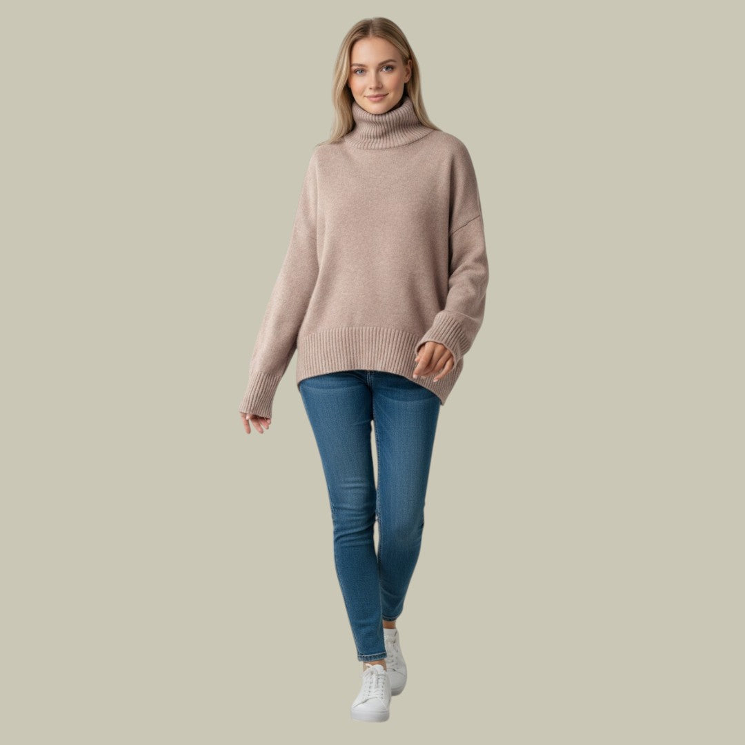 Women’s Modern Relaxed Fit Winter Turtlenecks Sweater