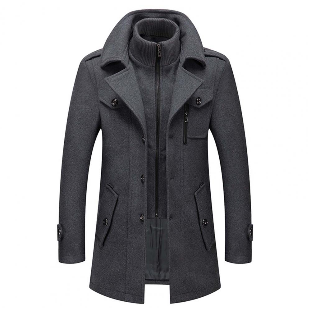 Abrigo de invierno de dos piezas para hombre