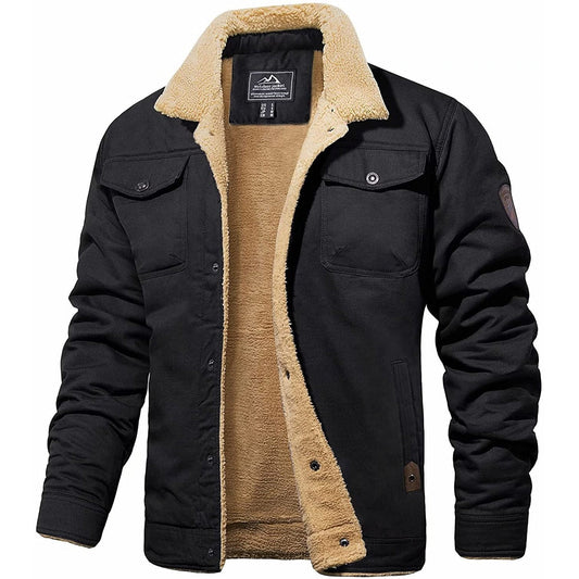 Warm Lined Outdoor Casual Jacket For Men