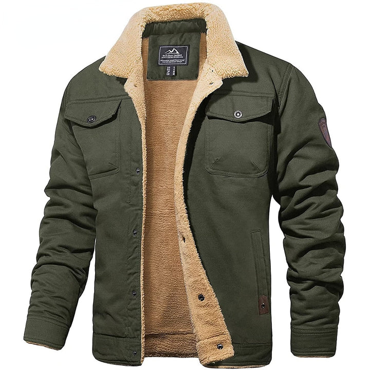 Warm Lined Outdoor Casual Jacket For Men