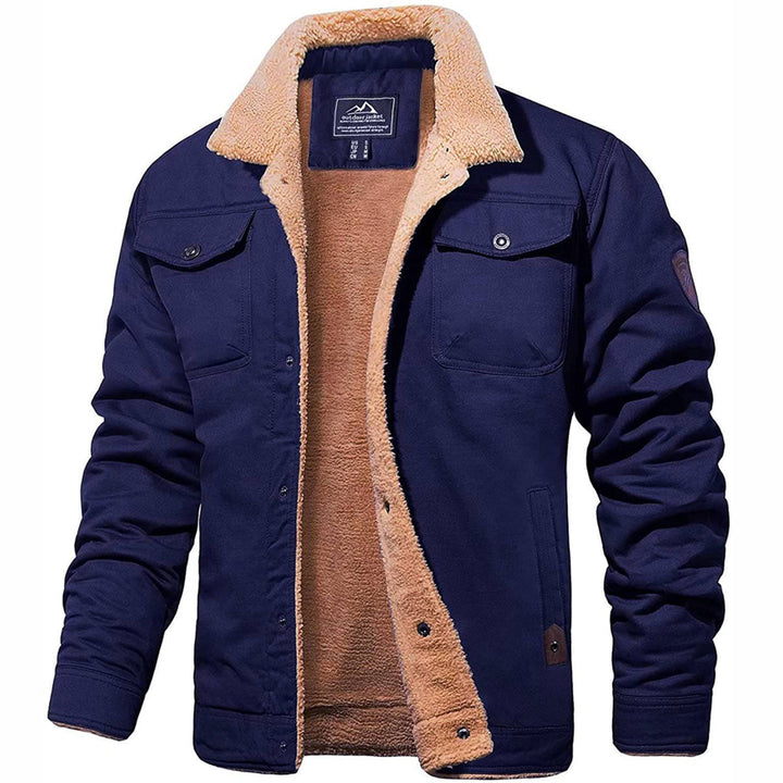Warm Lined Outdoor Casual Jacket For Men