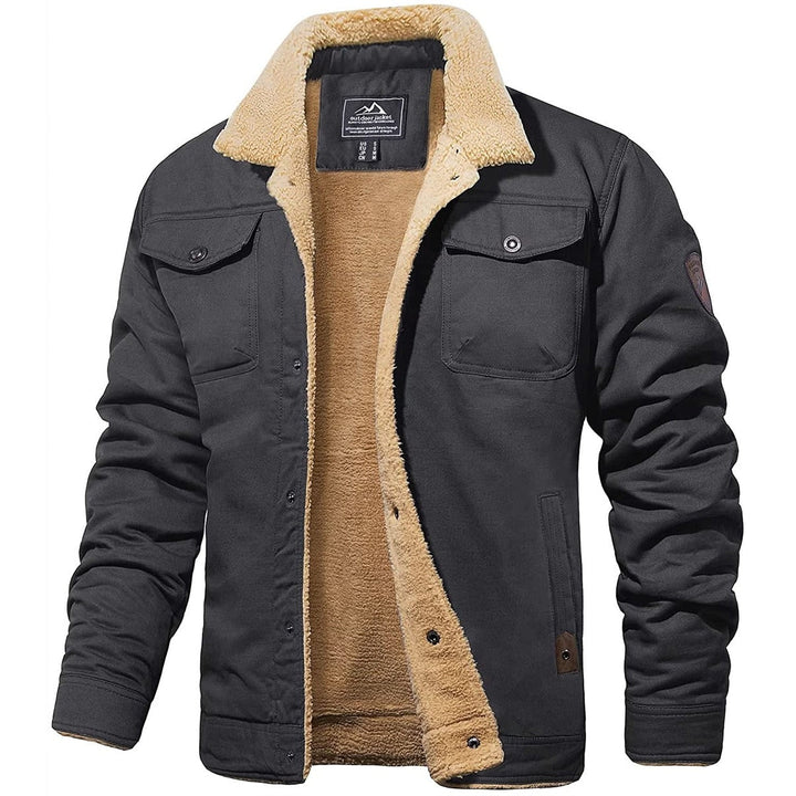Warm Lined Outdoor Casual Jacket For Men