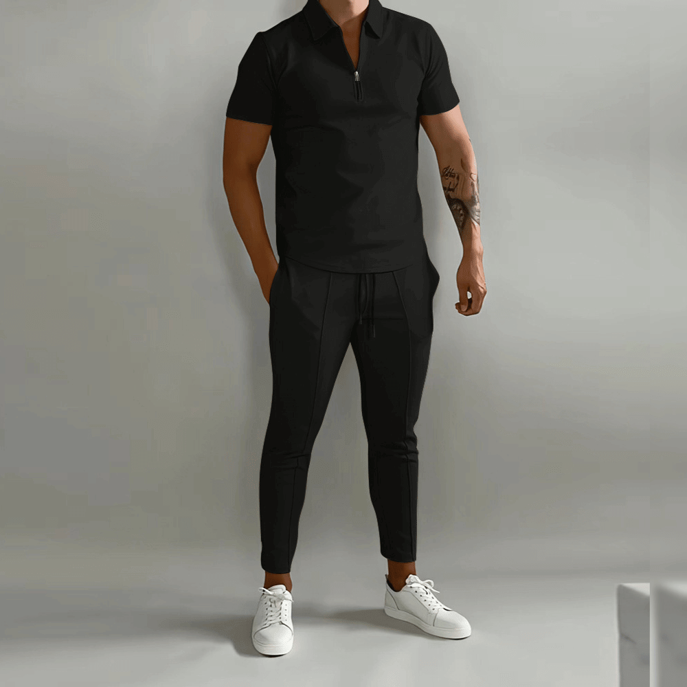 Men’s Casual Short Sleeve Two Piece Set