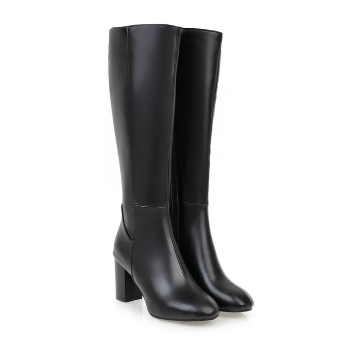 Botas de tacón alto elegantes para mujer