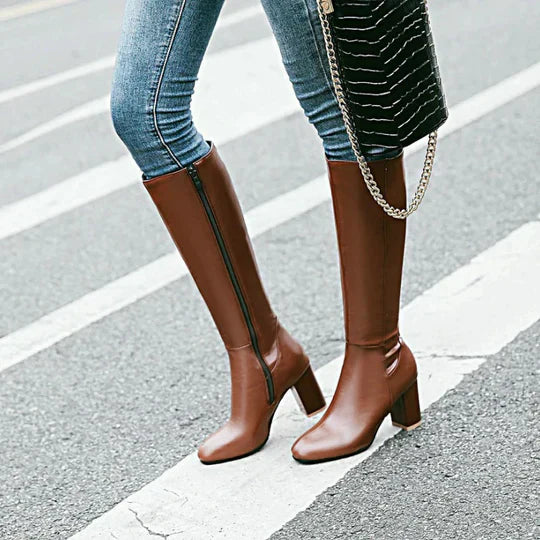 Botas de tacón altas para mujer