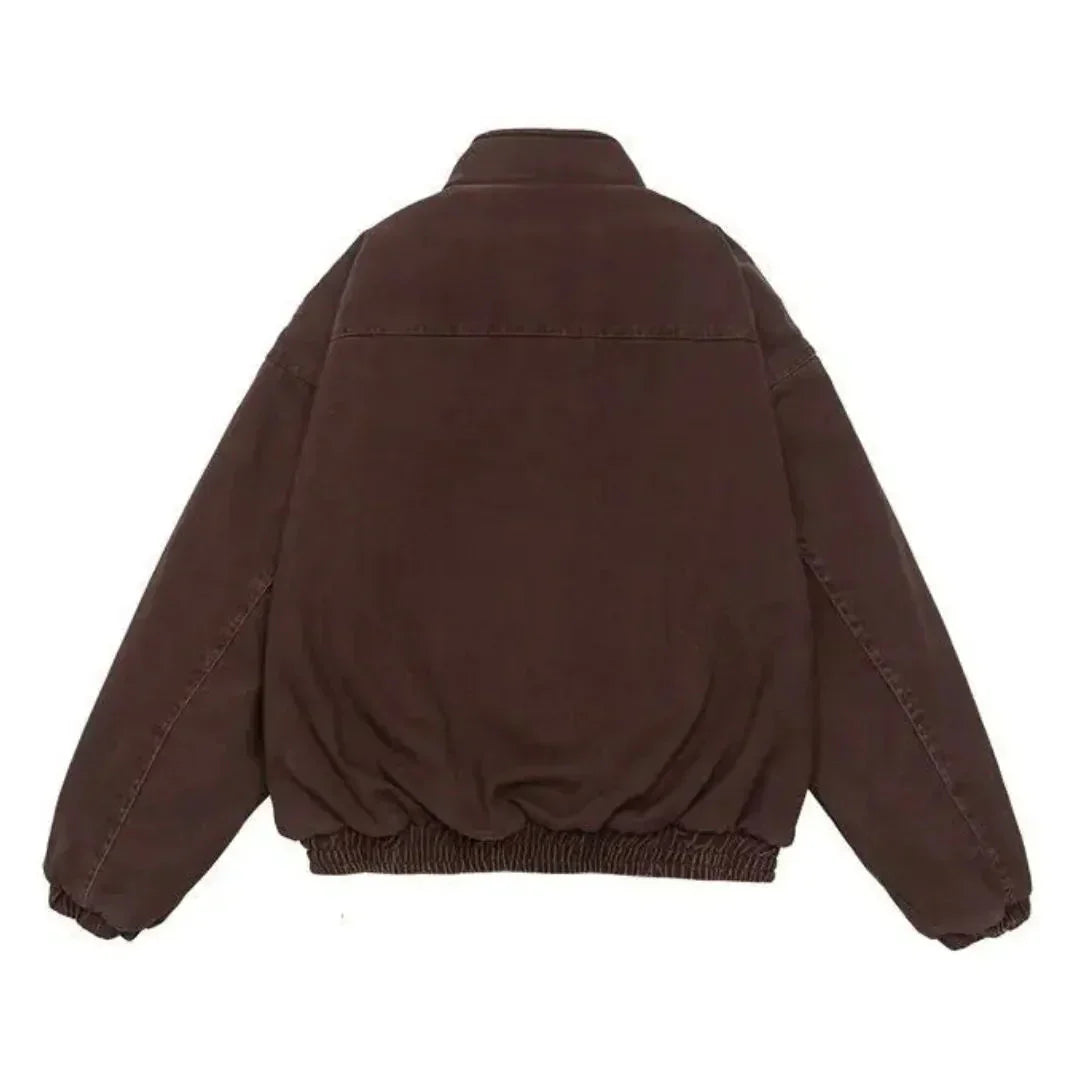 Chaqueta casual de invierno con cremallera para hombre